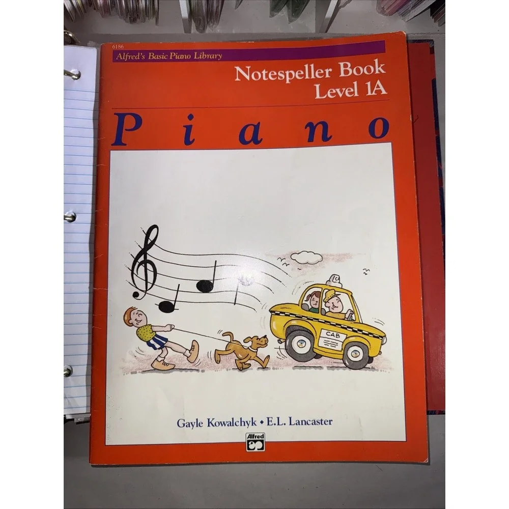Alfred's piano notespeller book Level 1A
